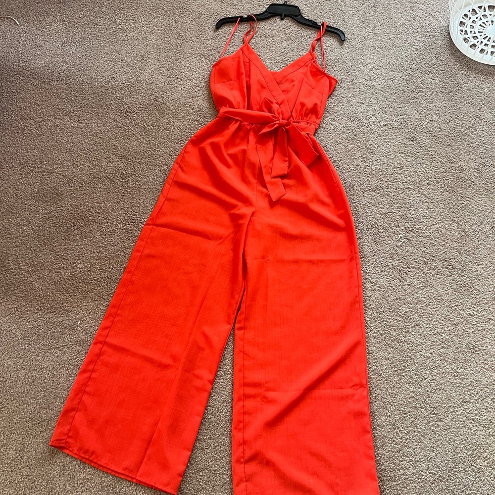 Flying Tomato Elegant Red Jumpsuit
